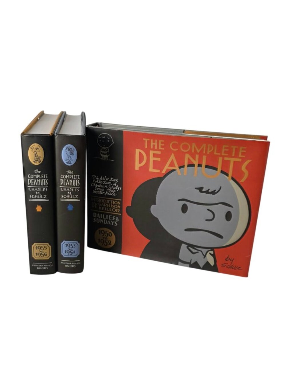 The Complete Peanuts Hardcover Book Lot Volumes 1-3 (1950-1956) Charles M Schulz